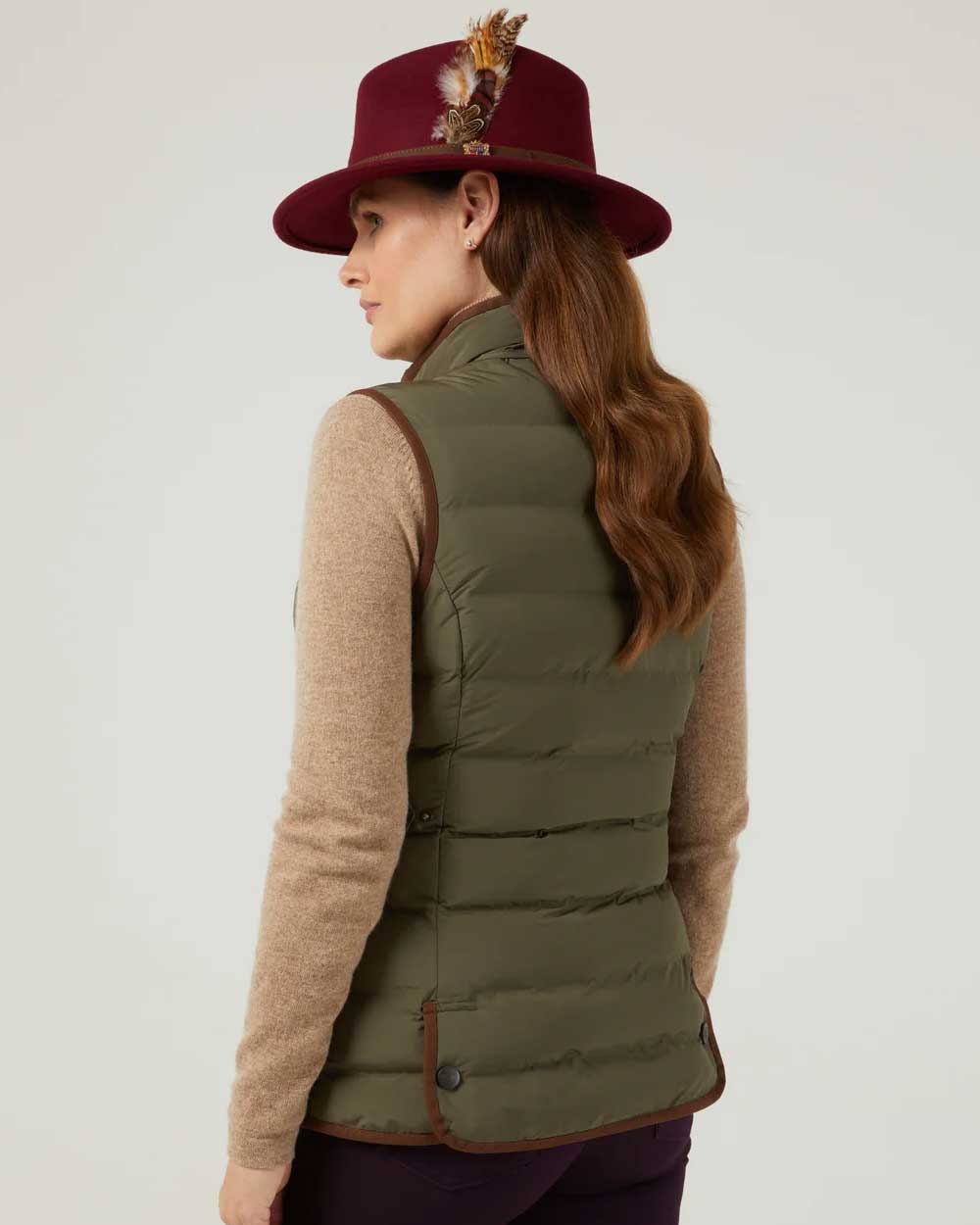 Alan Paine Calsall Ladies Gilet in Olive