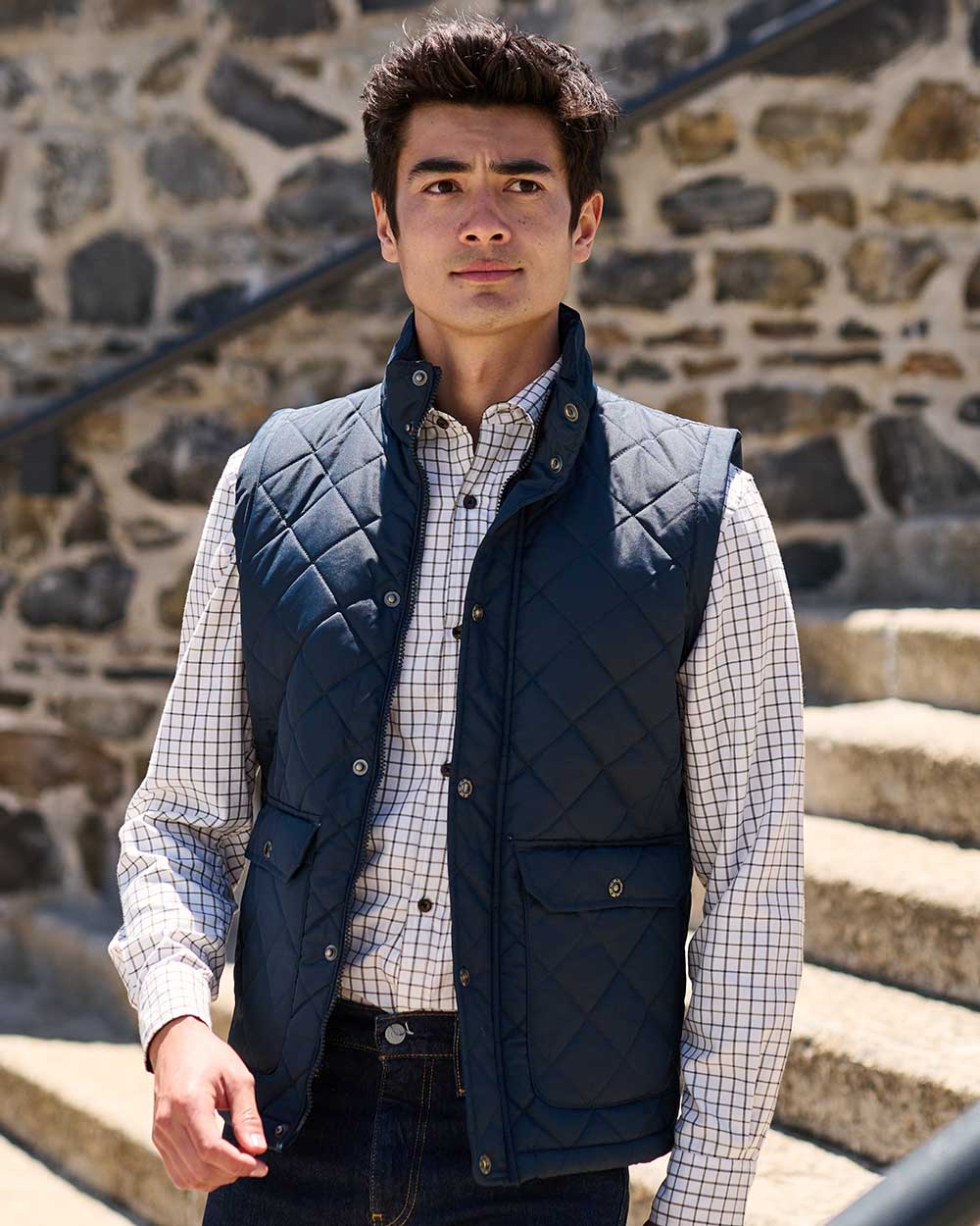 Regatta Tyler Diamond Quilt Bodywarmer in Navy