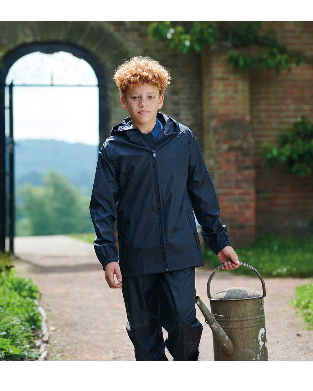 Regatta Kids Pro Stormbreak Waterproof Jacket In Navy