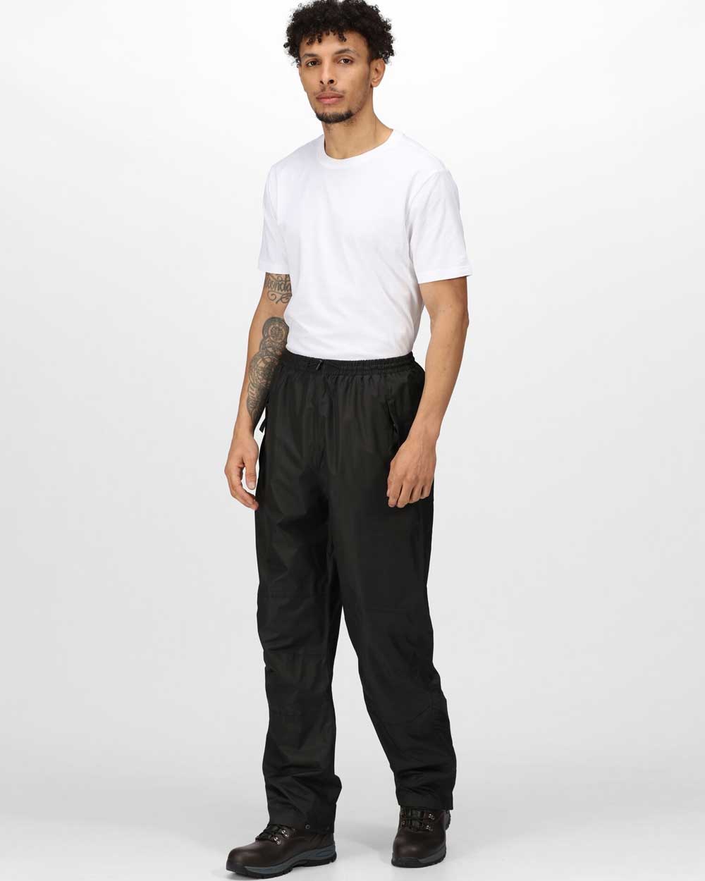 Regatta Linton Breathable Lined Overtrousers in Black