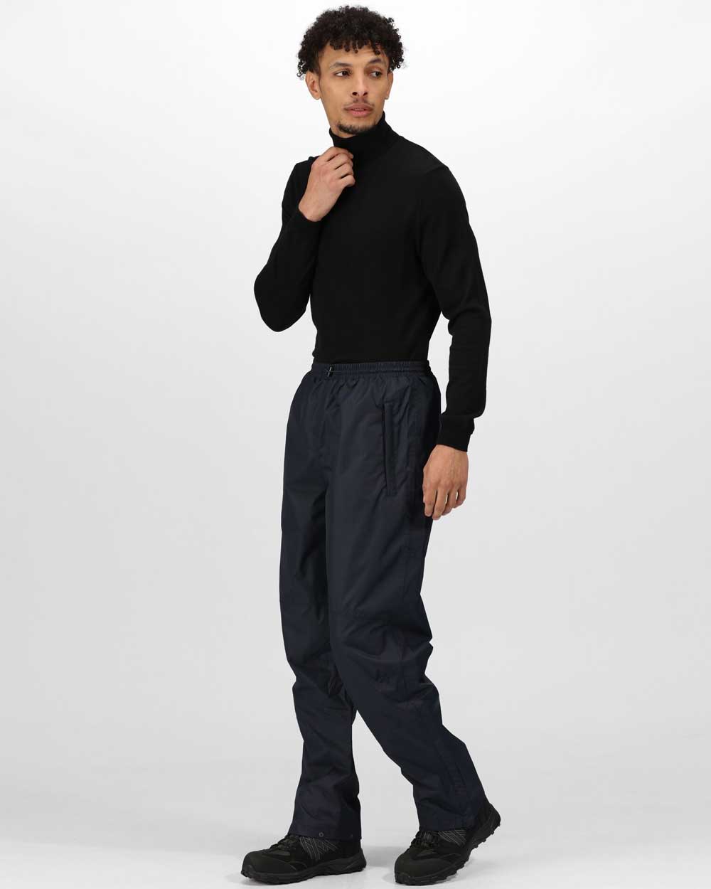 Regatta Linton Breathable Lined Overtrousers in Navy