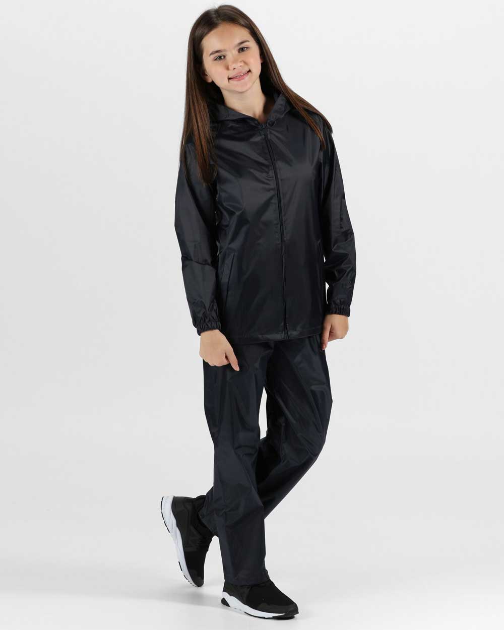 Regatta Kids Pro Stormbreak Waterproof Jacket In Navy
