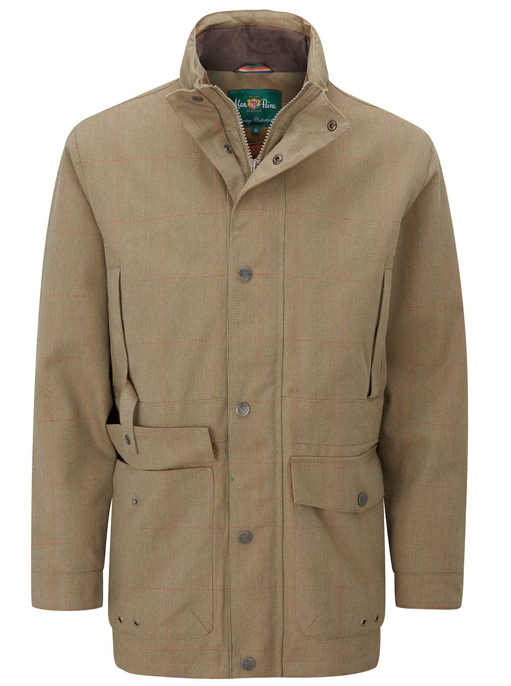 Alan Paine Mens Axford Waterproof Coat in Aspen