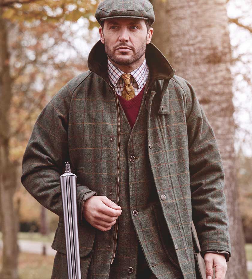 Alan Paine men's Shooting clothing Tweed and technical 
