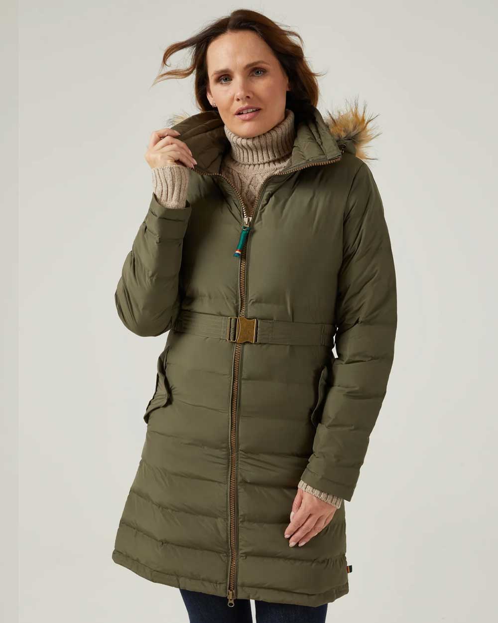 Alan Paine Calsall Ladies Jacket in Olive