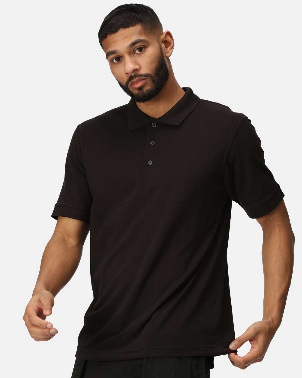 Regatta Classic Polo Shirt In Black