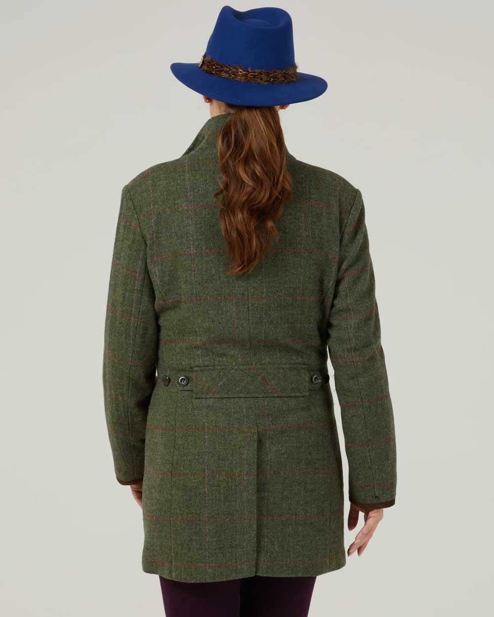 Alan Paine Combrook Ladies Tweed Field Jacket in Heath