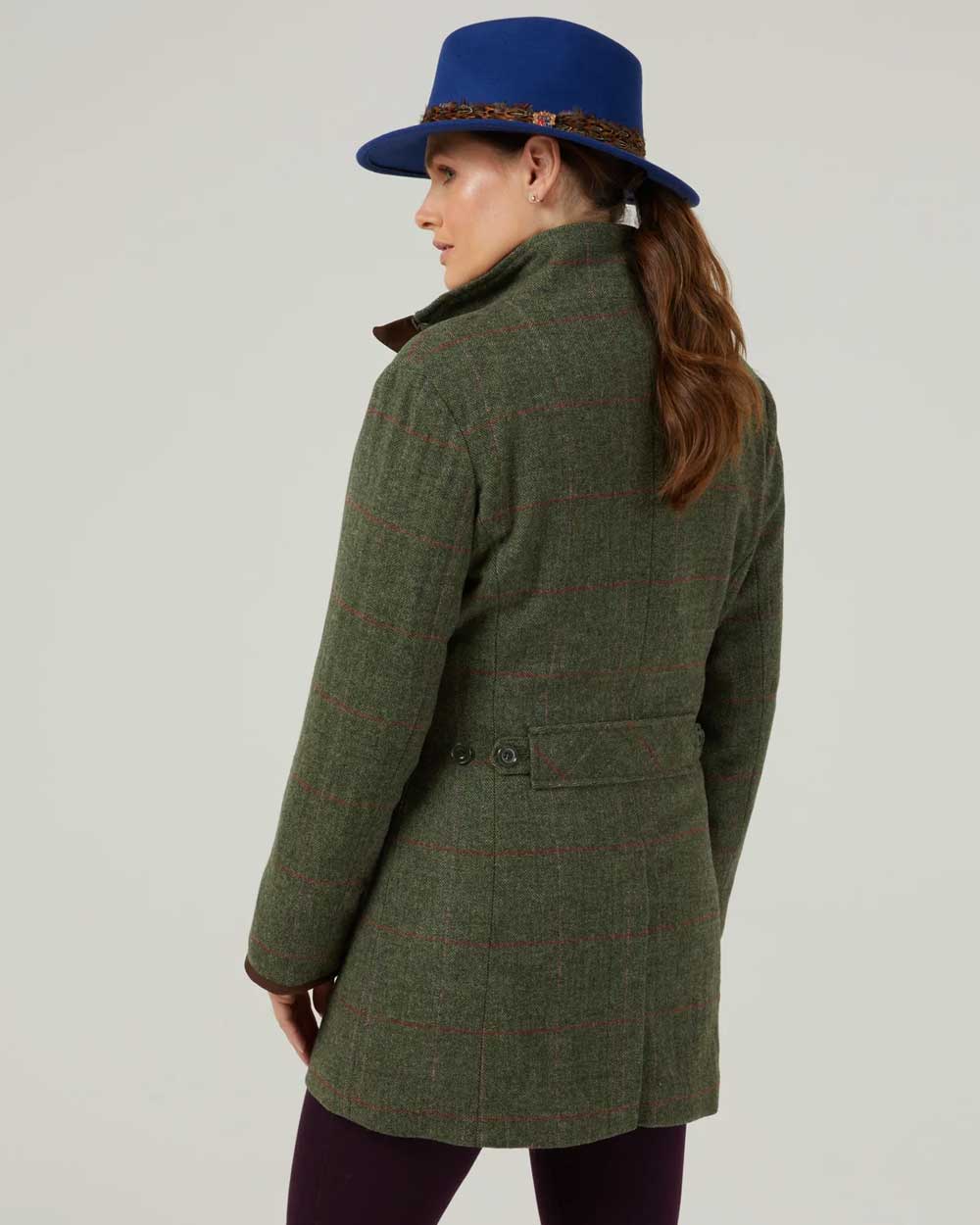 Alan Paine Combrook Ladies Tweed Field Jacket in Heath