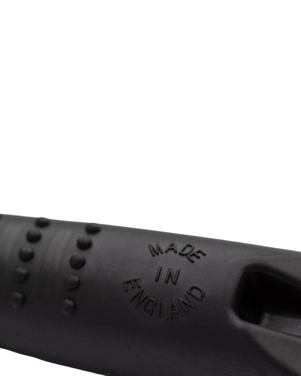 Black Coloured Acme 210.5 Alpha Dog Whistle on white background