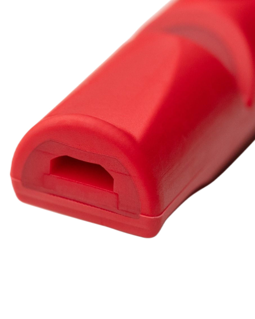 Carmine Red Coloured Acme 210.5 Alpha Dog Whistle on white background