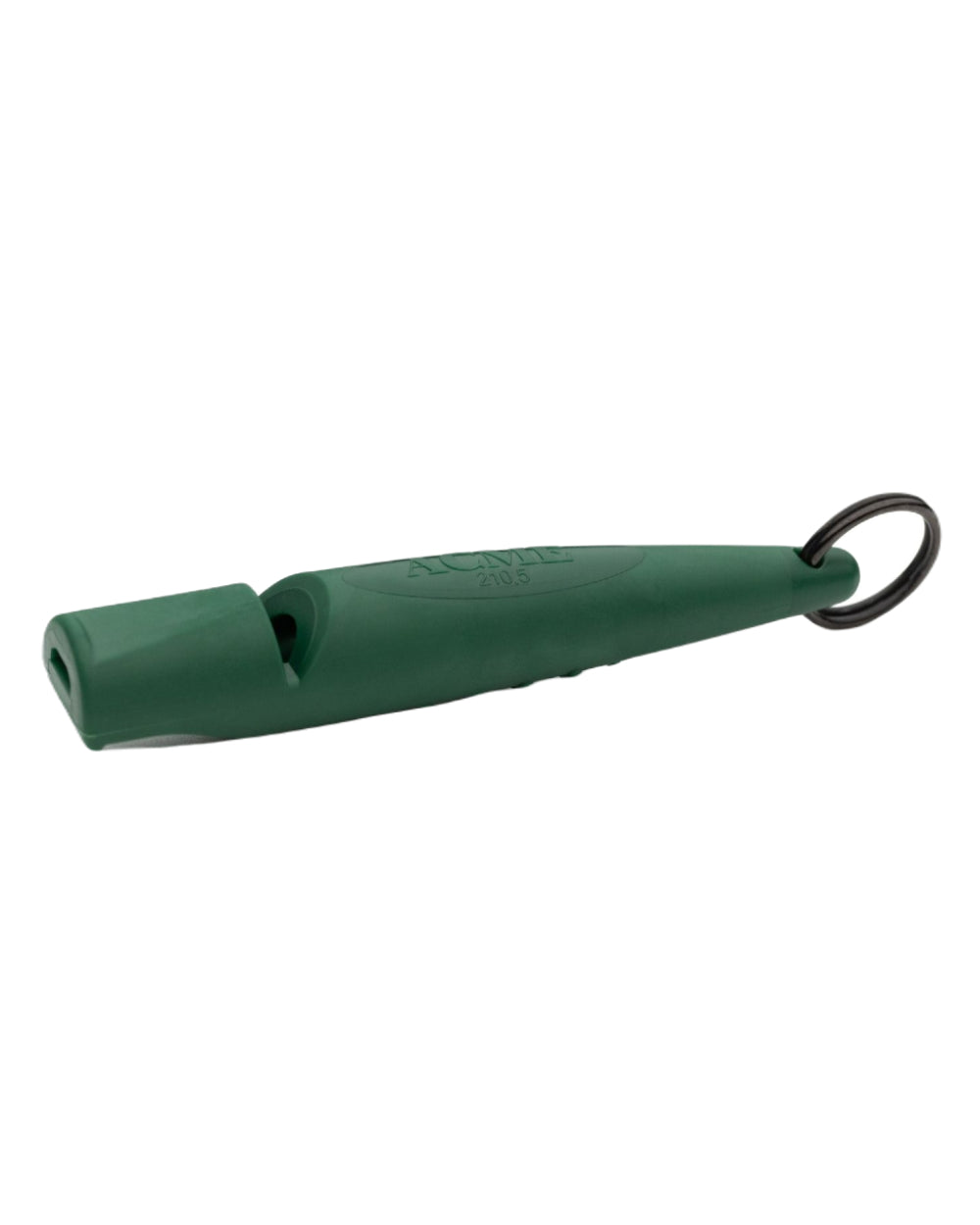 Forest Green Coloured Acme 210.5 Alpha Dog Whistle on white background