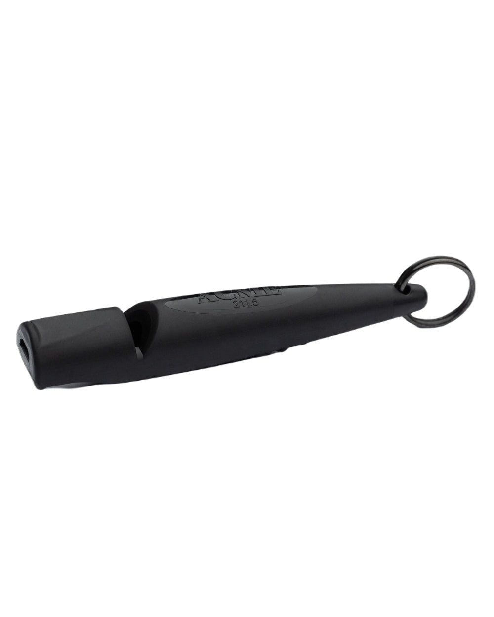 Black Coloured Acme 211.5 Alpha Dog Whistle on white background
