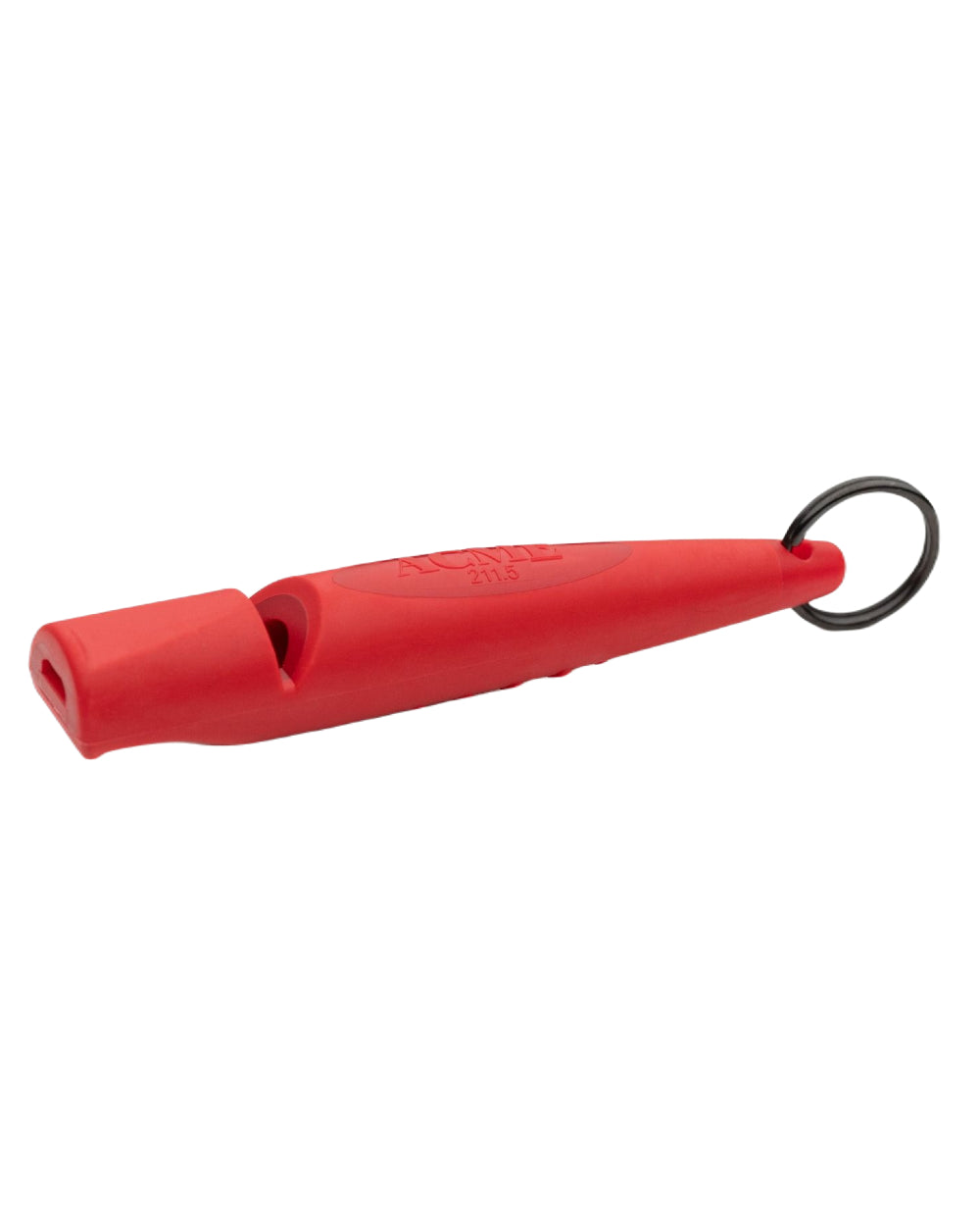 Carmine Red Coloured Acme 211.5 Alpha Dog Whistle on white background