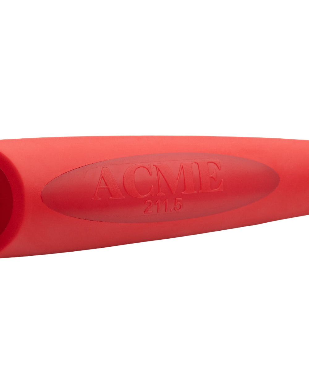Carmine Red Coloured Acme 211.5 Alpha Dog Whistle on white background