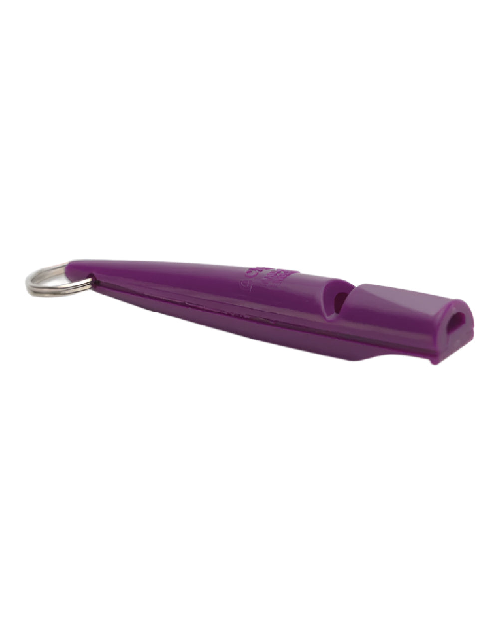 Purple Coloured Acme Dog Whistle on white background