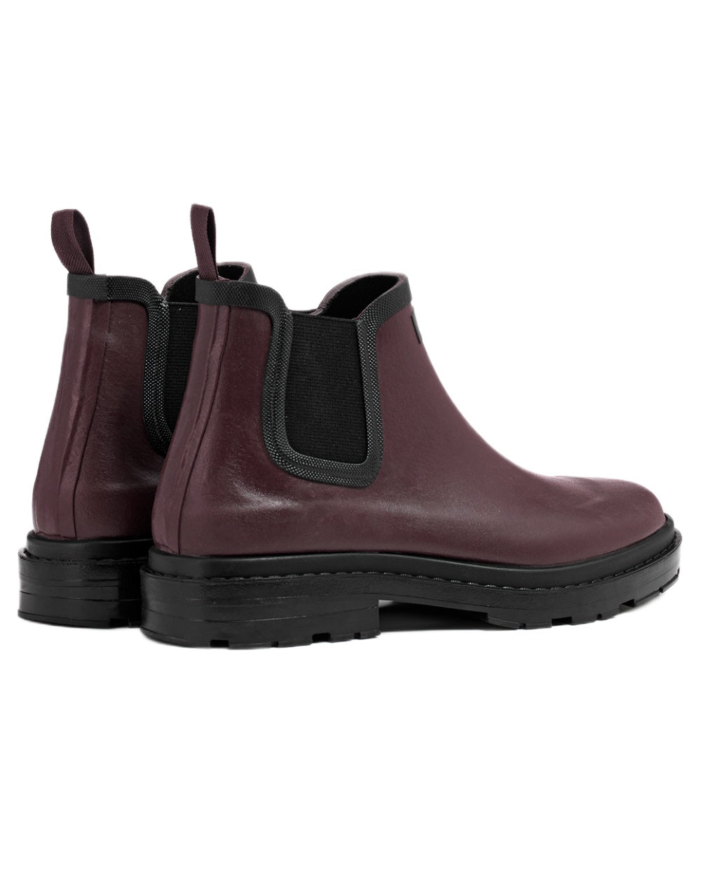 Sureau coloured Aigle Chelsea Rain Ankle Boots on white background