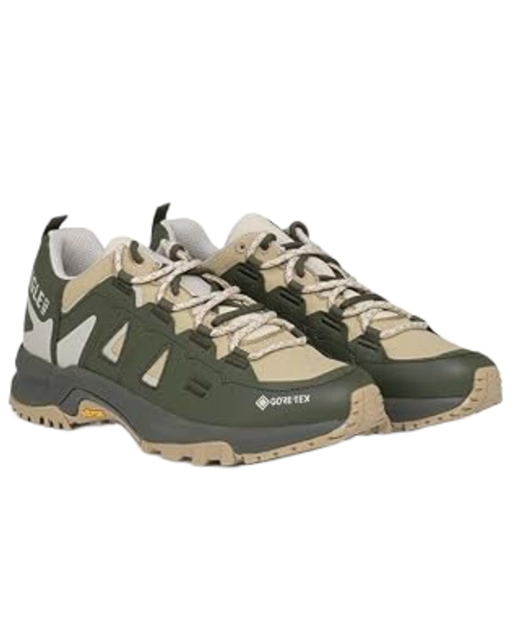 Avocat coloured Aigle Mens Pariot GORE-TEX Sneakers on white background