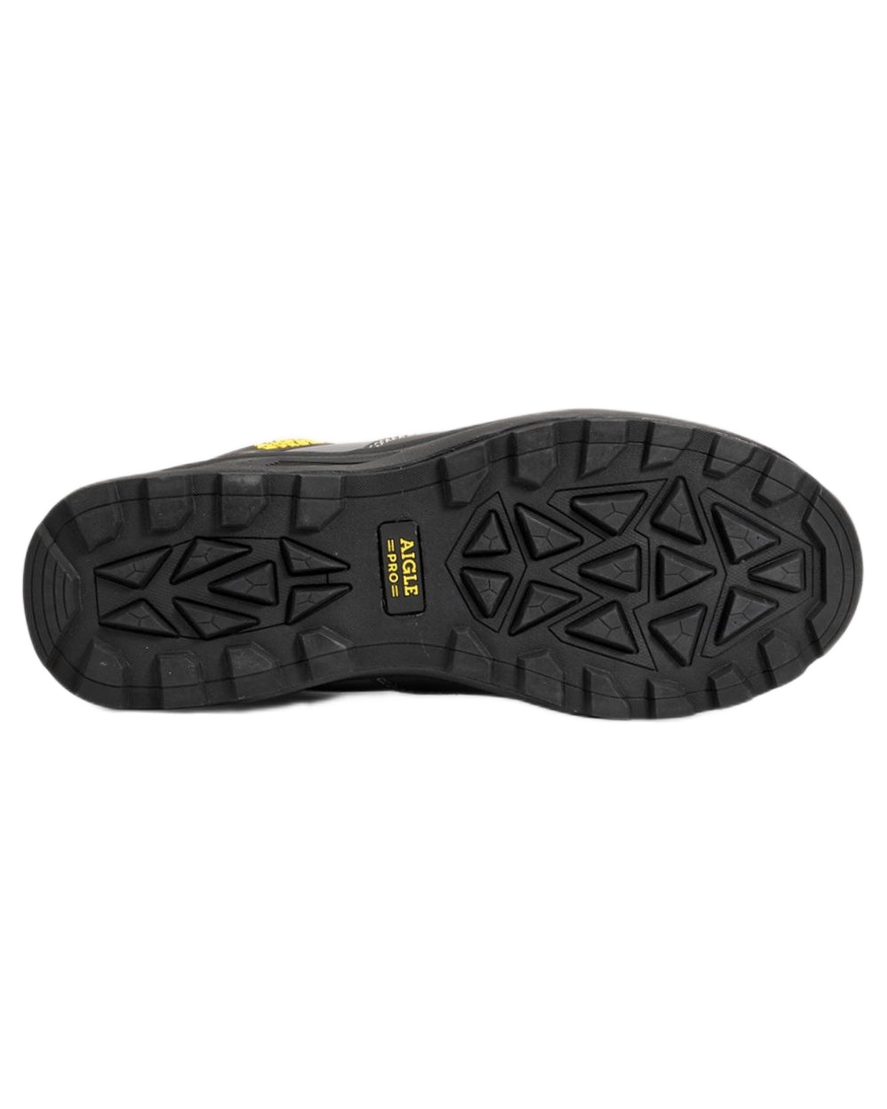 Grey coloured Aigle Mens Solter S3 Safety Shoes on white background