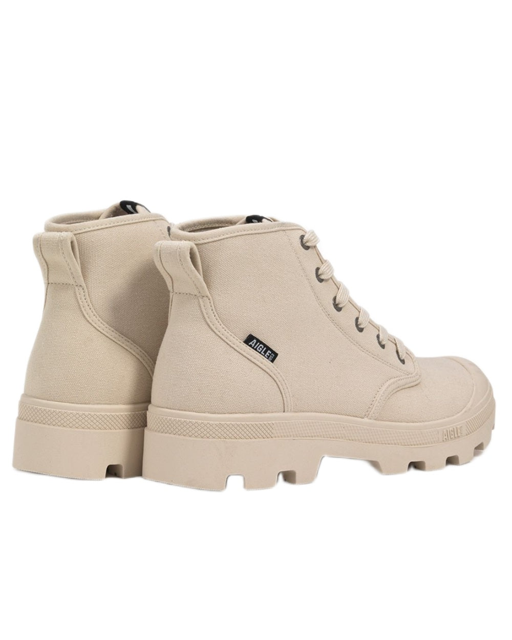 Sable coloured Aigle Mens Tenere CVS Versatile Shoes on white background