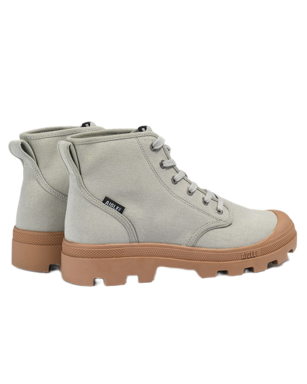Shadow coloured Aigle Mens Tenere CVS Versatile Shoes on white background