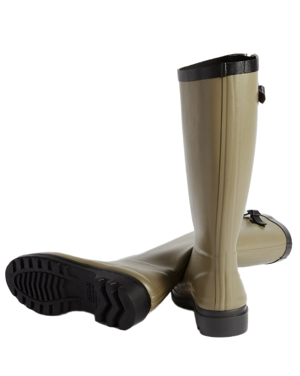 Souris coloured Aigle Womens Aiglentine 2 Wellingtons on white background