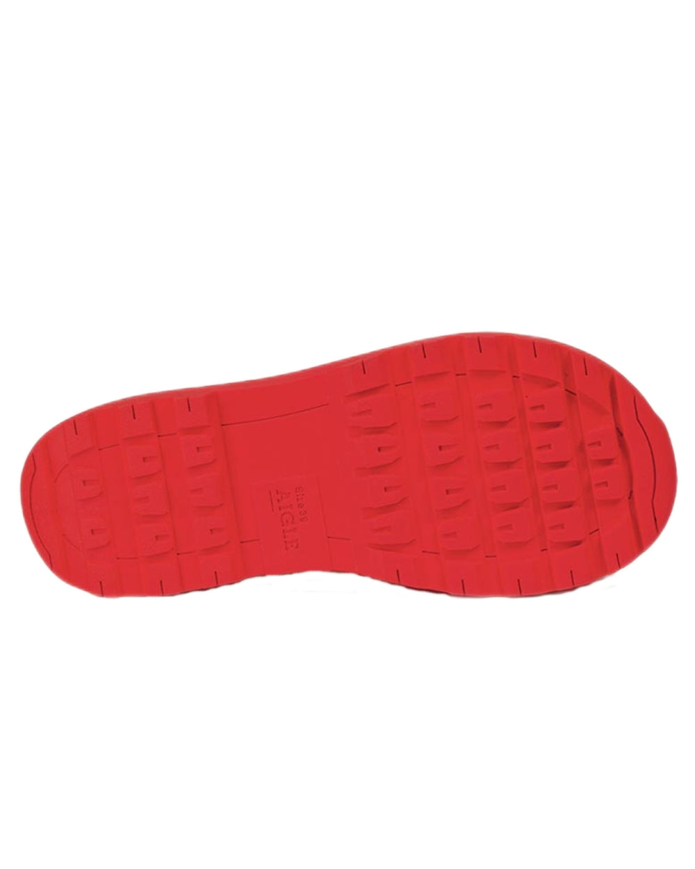 Poivron coloured Aigle Womens Corlay Clogs on white background