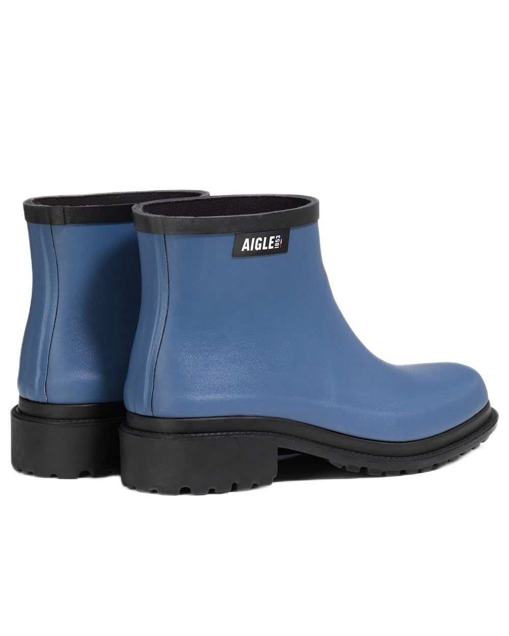 Marais FFL coloured Aigle Womens Fulfeel Low Rain Ankle Boots on white background