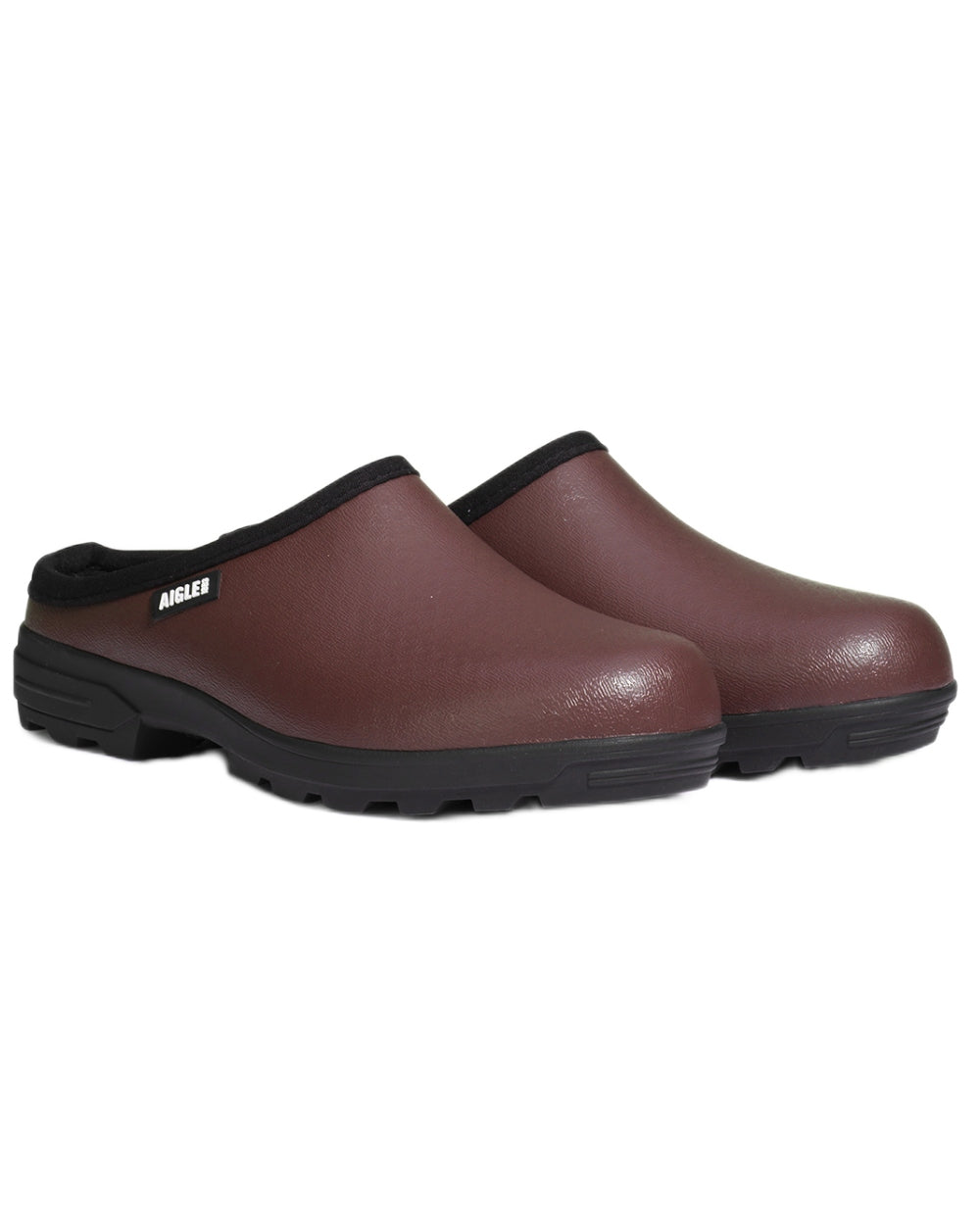 Sureau coloured Aigle Womens Lessfor Open Clogs on white background
