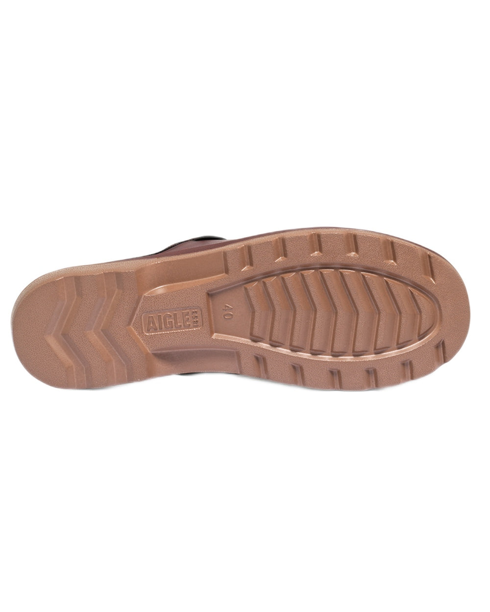 Sureau Miel coloured Aigle Womens Taden 2 Ultra-Light Clogs on white background
