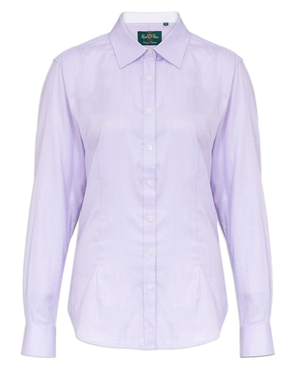 Lilac Coloured Alan Paine Bromford Ladies Shirt on white background