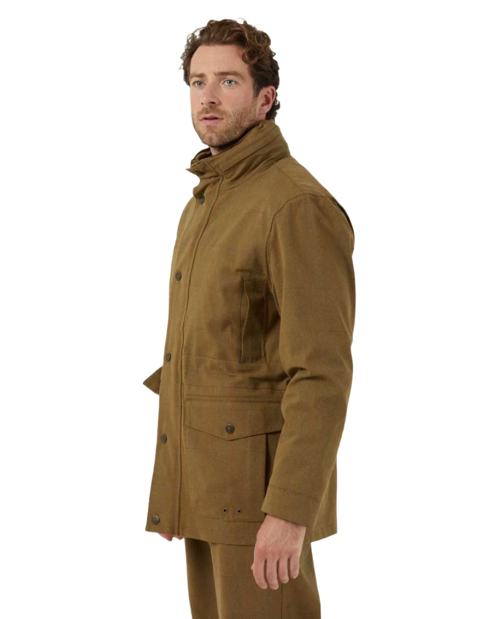 Alan Paine Mens Axford Waterproof Coat in Aspen