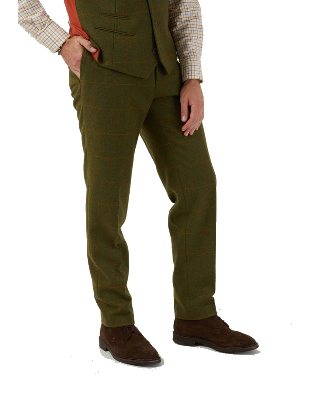 Alan Paine Combrook Mens Trousers in Maple 