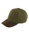 Alan Paine Combrook Tweed Baseball Cap in Maple #colour_maple