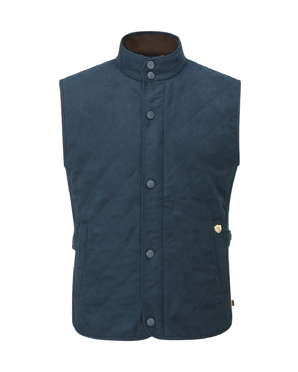 Alan Paine Felwell Mens Gilet in Navy