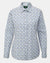 Floral coloured Alan Paine Ladies Lawen Printed Shirt on light grey background #colour_floral