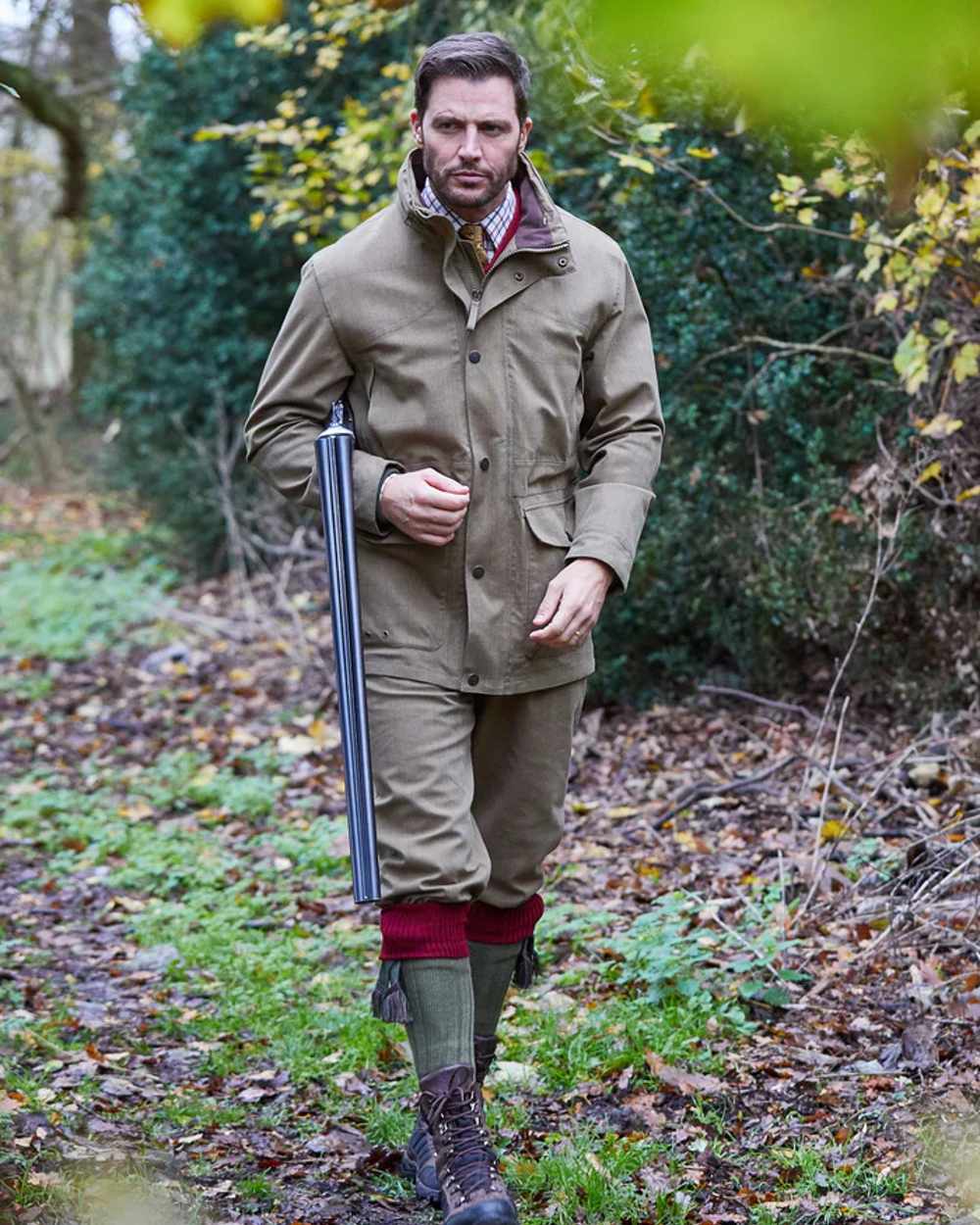 Alan Paine Mens Axford Waterproof Coat in Aspen