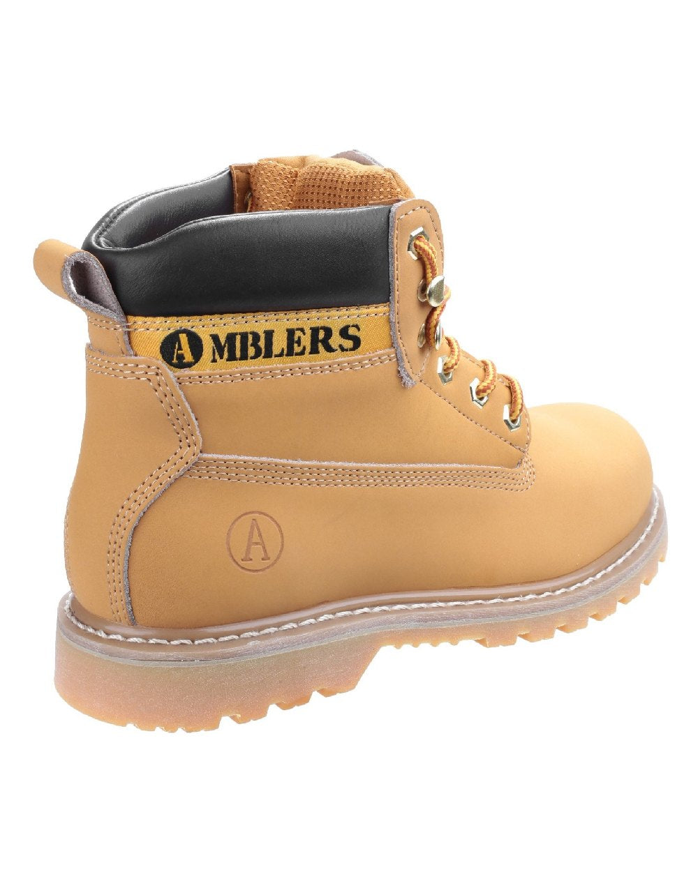 Honey coloured Amblers Mens Tavistock Boots on white background