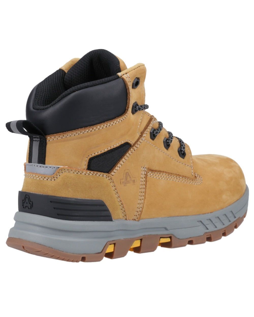Honey coloured Amblers Safety AS613 Elena Safety Boots on white background
