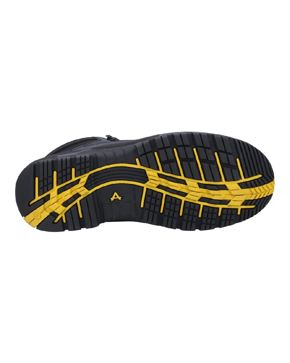 Black coloured Amblers Safety Mens 501R S1P Safety Boots on white background