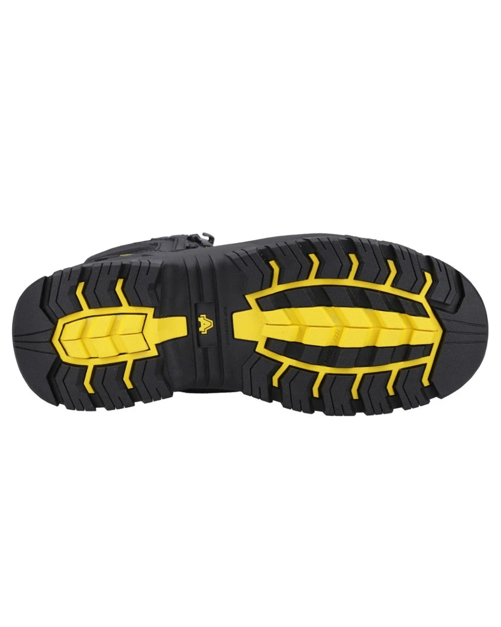 Black coloured Amblers Safety Mens AS963C Dynamite S7S SR Waterproof Boots on white background