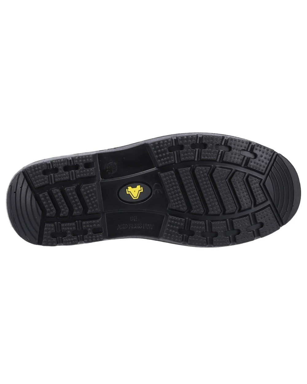 Black Coloured Amblers Safety Mens FS116 Hardwearing SRC Safety Dealer Boots on white background