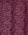 Jam coloured Aran Vented Box Sweater swatch #colour_jam