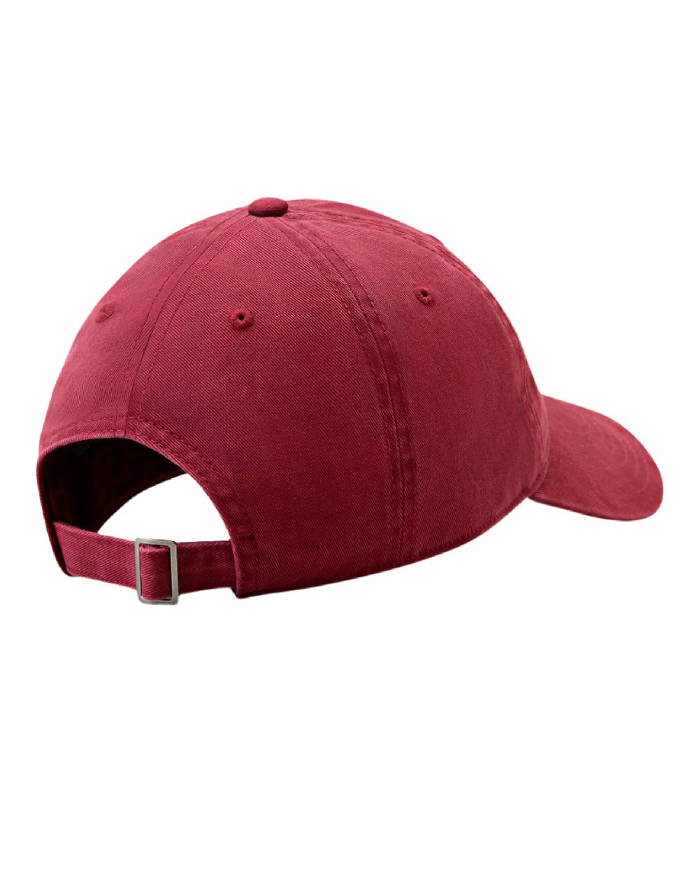Burgundy coloured Ariat Country Cap on white background
