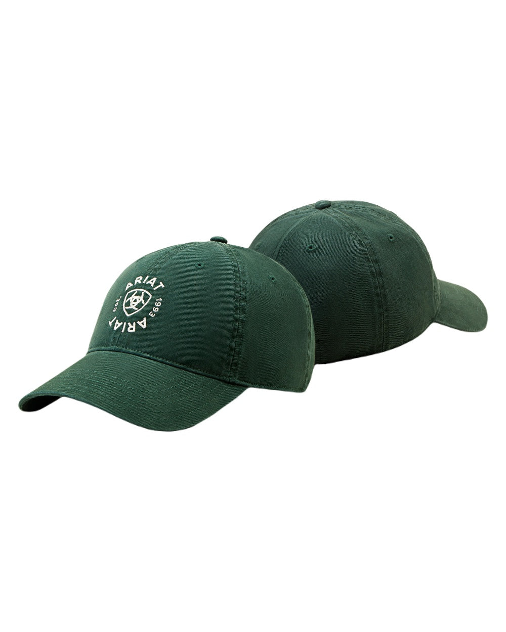 Forest Green coloured Ariat Country Cap on white background