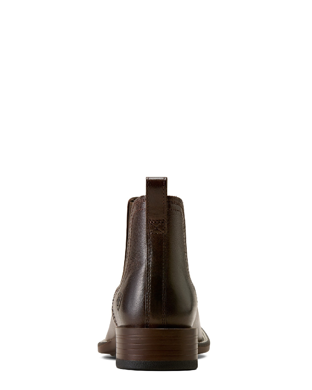 Chocolate Chip coloured Ariat Mens Booker Chelsea Wide Square Toe Western Boots on white background