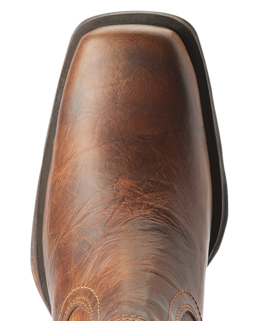 Barn Brown Coloured Ariat Mens Midtown Rambler Western Boots on White background