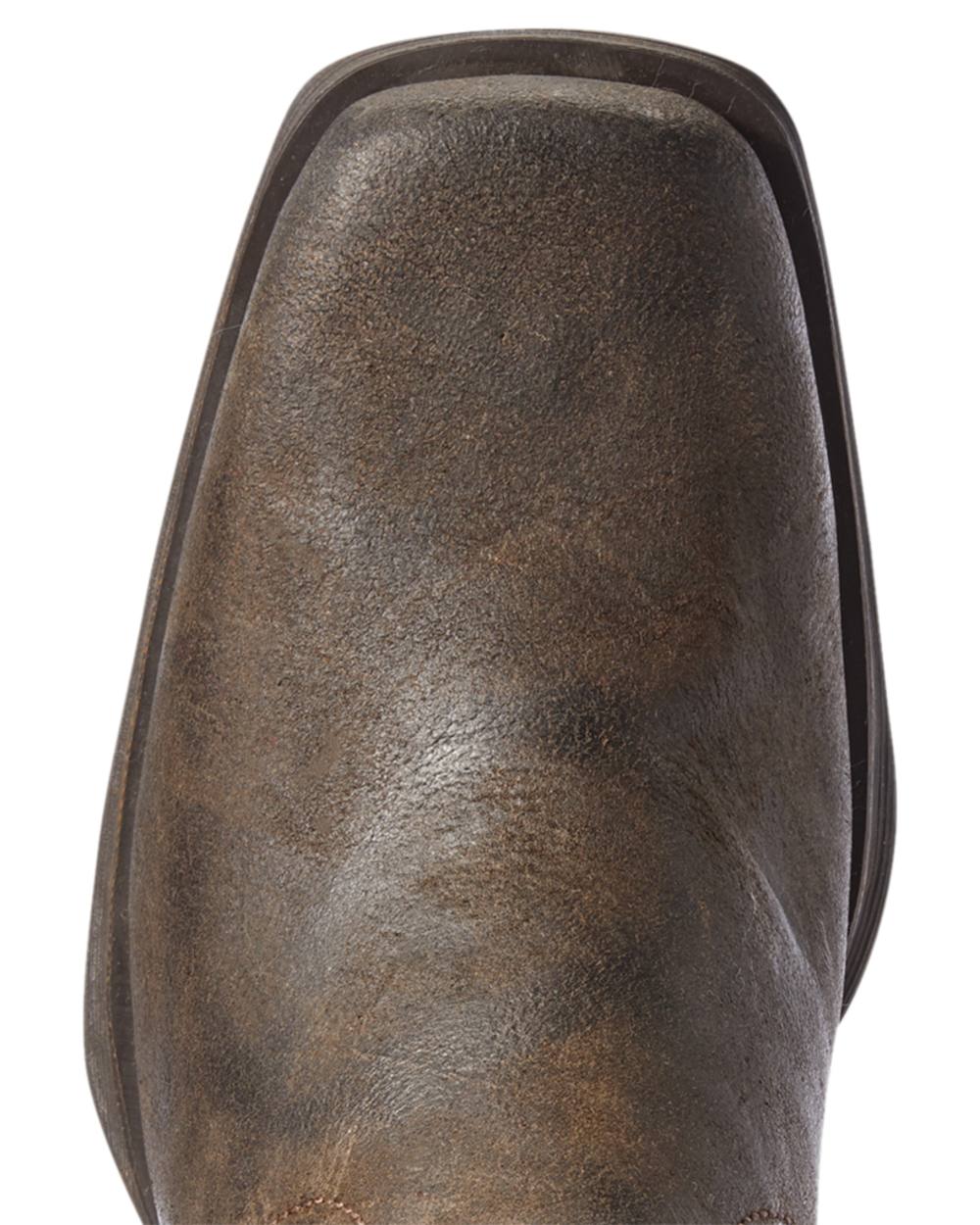 Stone Coloured Ariat Mens Midtown Rambler Western Boots on White background