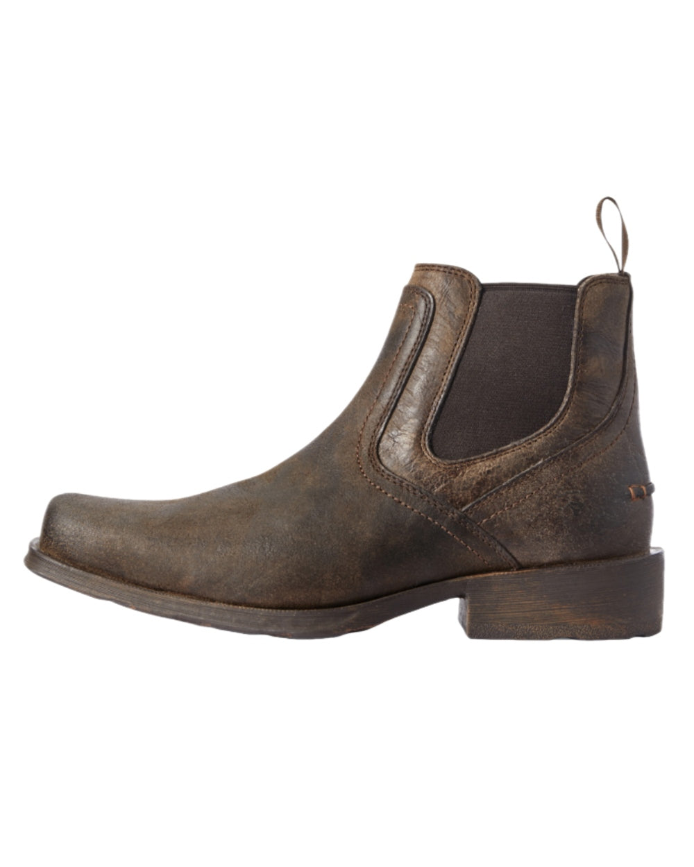 Stone Coloured Ariat Mens Midtown Rambler Western Boots on White background