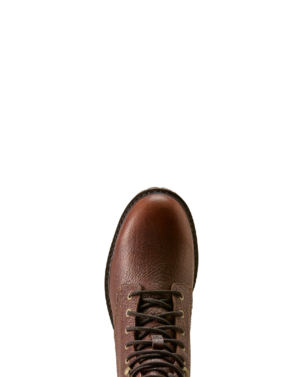 Cognac Bison coloured Ariat Mens Moorland Bison Boots on white background
