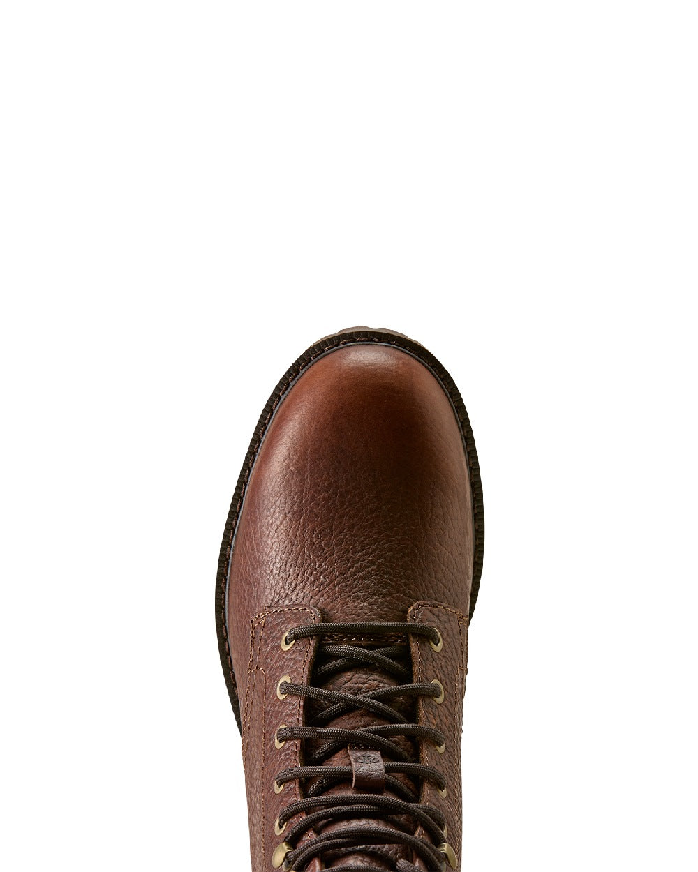 Cognac-Bison coloured Ariat Mens Moorland Bison Boots on white background